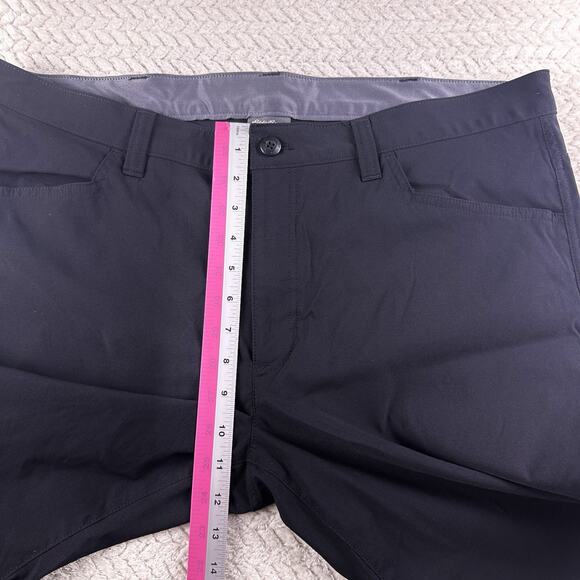 Eddie Bauer Convertible Tech Pants Shorts Men's 40 X 30 Black Lightweight Hiking - Picture 6 of 12